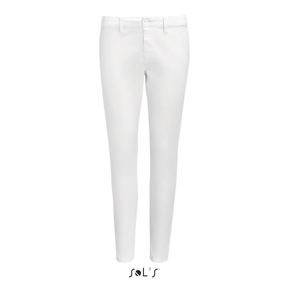 Pantalón Mujer 7/8 SOL'S JULES WOMEN BLANCO