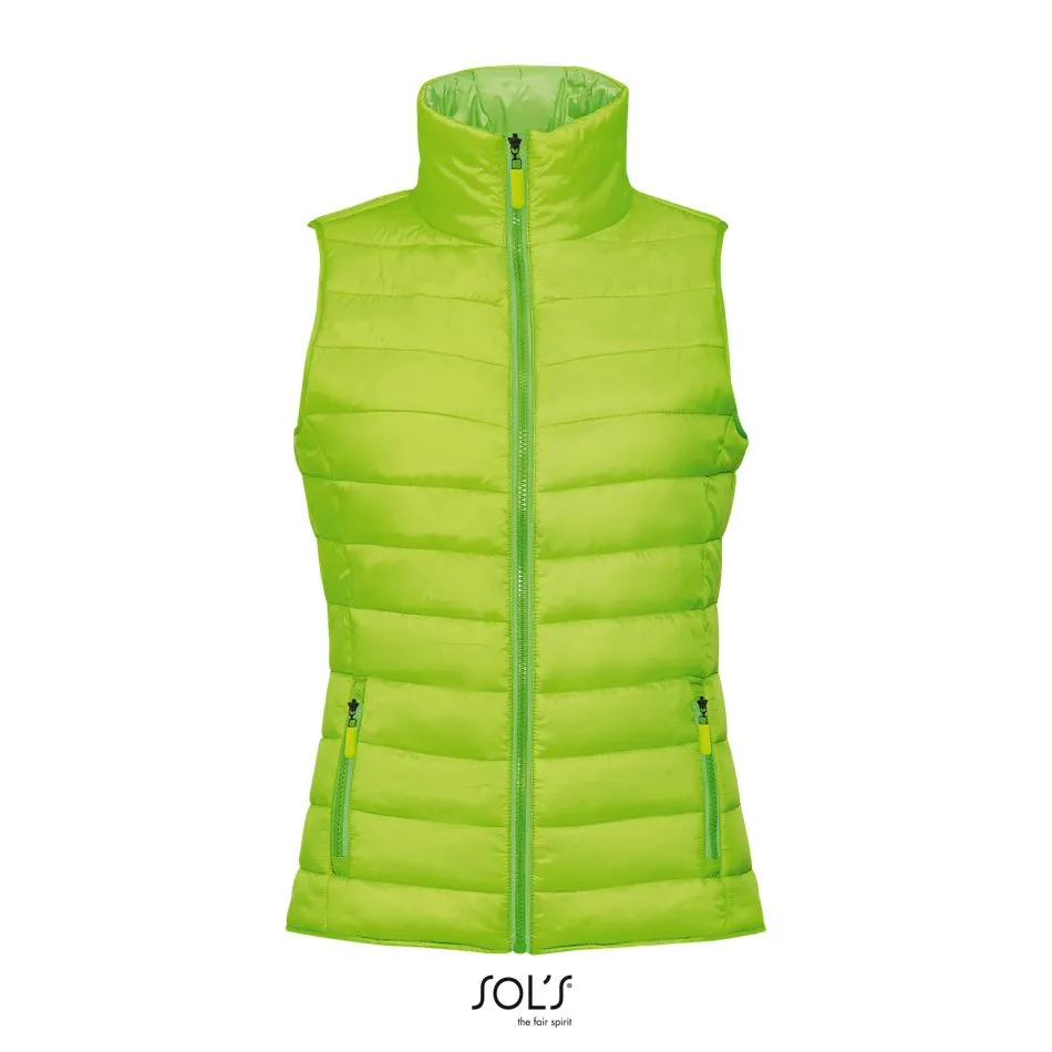 Chaleco Ligero Para Mujer SOL'S WAVE WOMEN Tilo fluor