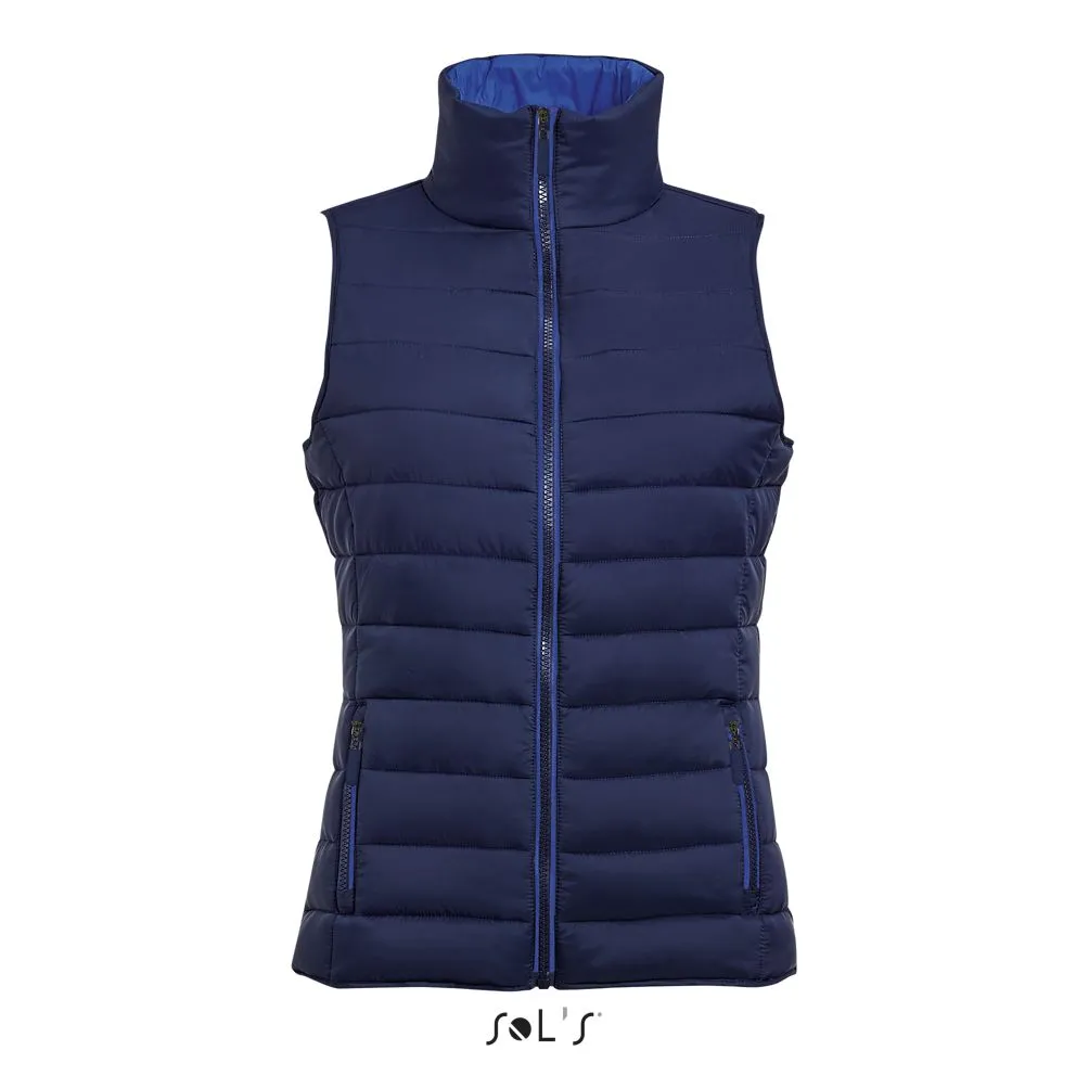 Chaleco Ligero Para Mujer SOL'S WAVE WOMEN AZUL MARINO