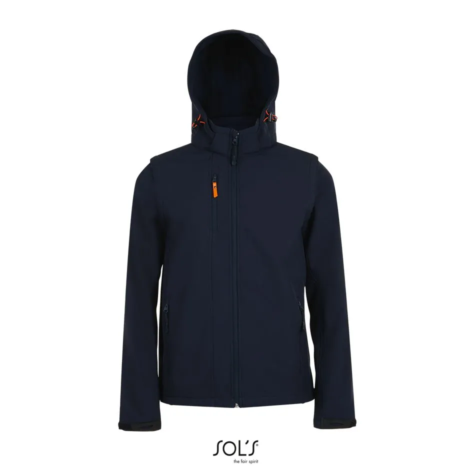 Softshell Con Capucha Y Mangas Extraibles SOL'S TRANSFORMER FRENCH MARINO