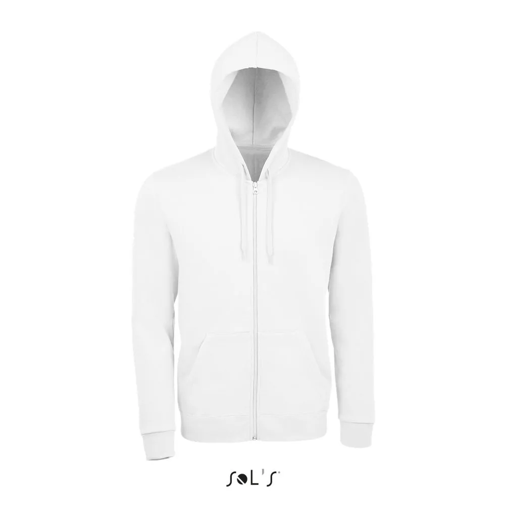 Sudadera Con Cremallera Unisex SOL'S STONE BLANCO
