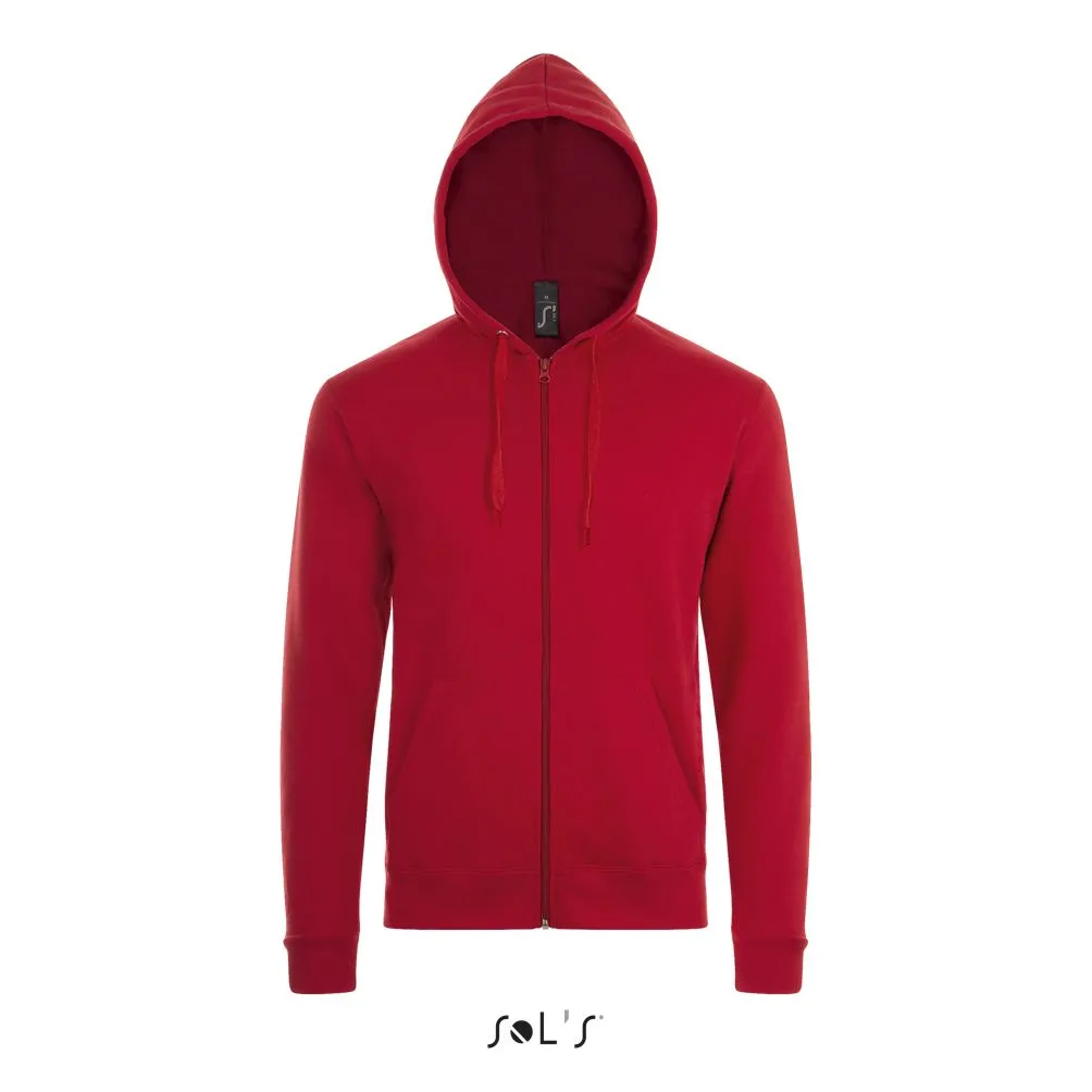 Sudadera Con Cremallera Unisex SOL'S STONE ROJO