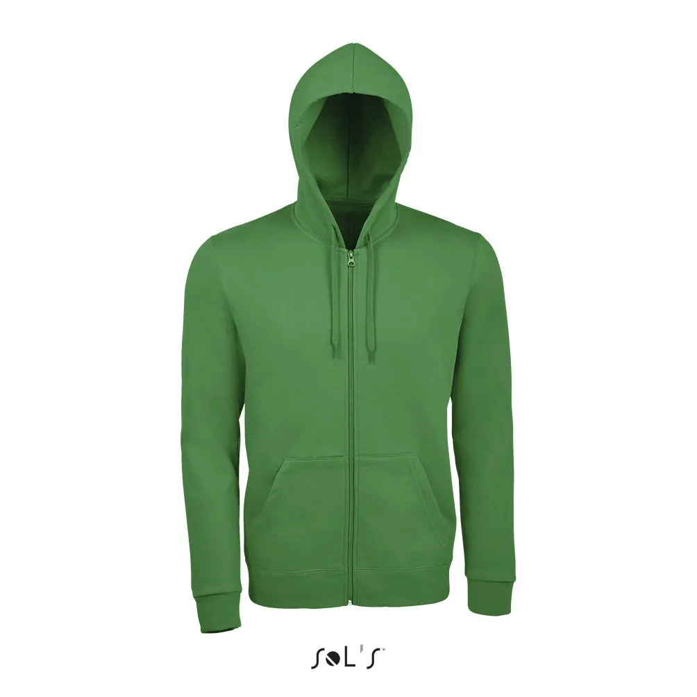 Sudadera Con Cremallera Unisex SOL'S STONE VERDE PRADERA