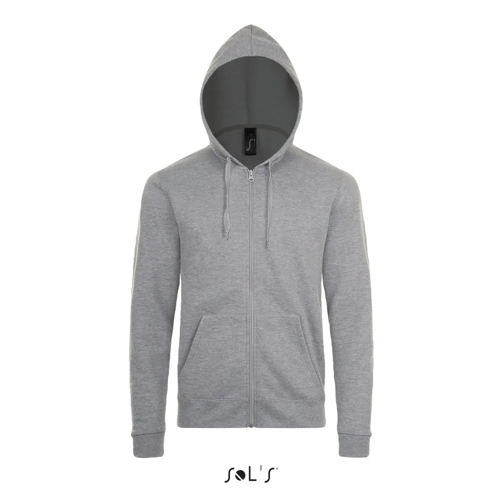 Sudadera Con Cremallera Unisex SOL'S STONE GRIS MEZCLA