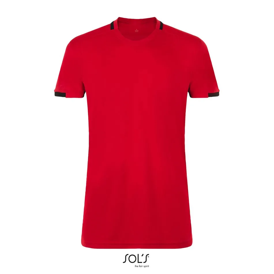Camiseta Adulto Contrastada SOL'S CLASSICO ROJO / NEGRO