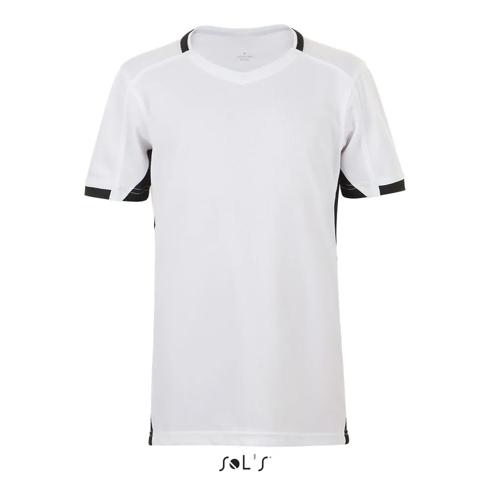 Camiseta Niño Contrastada SOL'S CLASSICO KIDS BLANCO / NEGRO