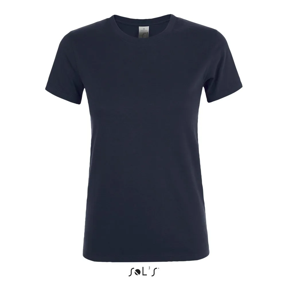 Camiseta De Mujer Cuello Redondo SOL'S REGENT WOMEN AZUL MARINO
