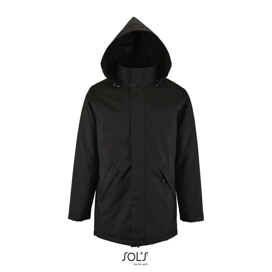 Chaqueta Unisex Con Forro Acolchado SOL'S ROBYN NEGRO