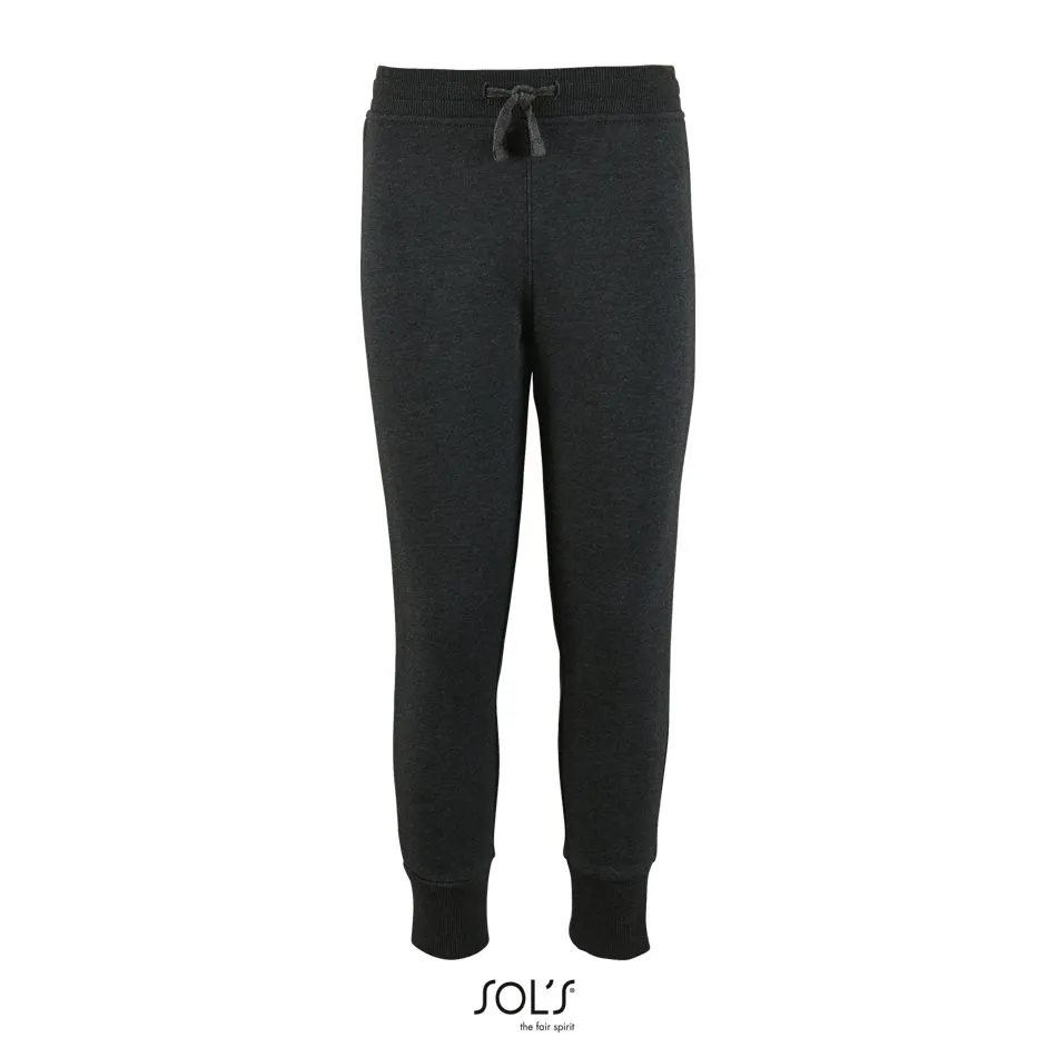 Pantalones De Jogging De Niño Con Corte Ajustado SOL'S JAKE KIDS Antracita mezcla