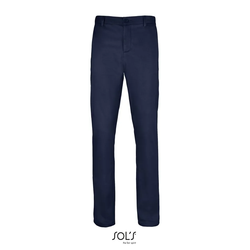 Pantalones Elásticos De Satén De Hombre SOL'S JARED MEN FRENCH MARINO