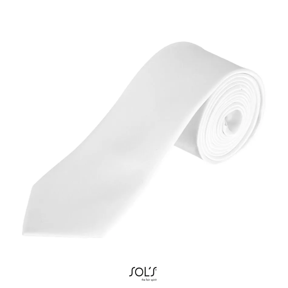 Corbata De Poliéster Satinado SOL'S GARNER BLANCO