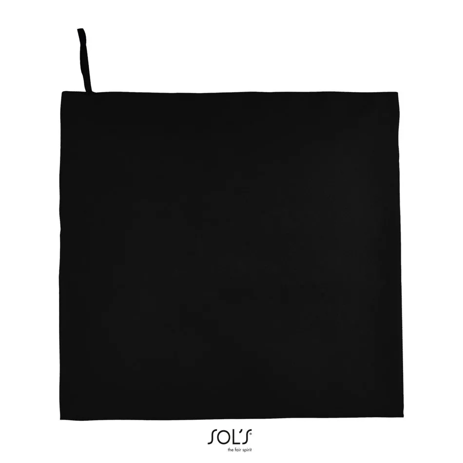 Toalla De Microfibra SOL'S ATOLL 100 NEGRO