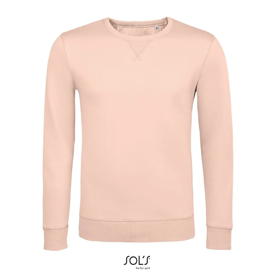 Sudadera De Cuello Redondo SOL'S SULLY Rosa Crema