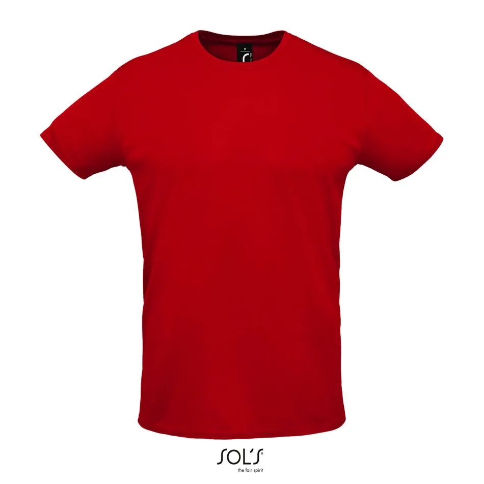 Camiseta Deportiva Unisex SOL'S SPRINT ROJO
