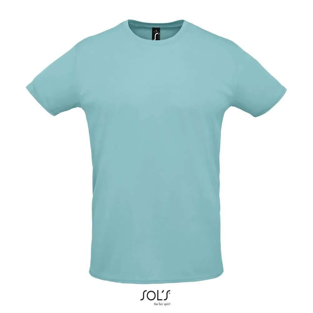 Camiseta Deportiva Unisex SOL'S SPRINT Azul Piscina