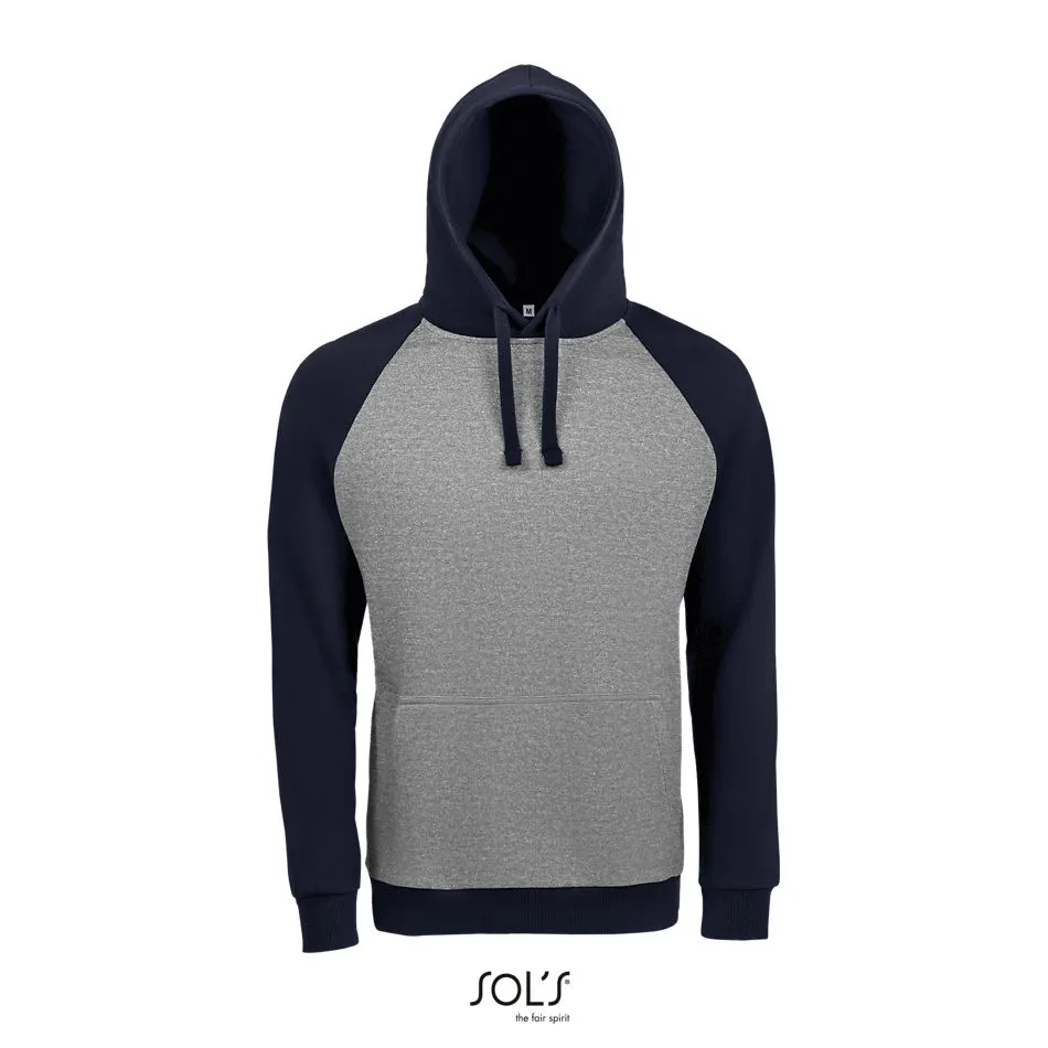 Sudadera Unisex Bicolor SOL'S SEATTLE Gris Marino
