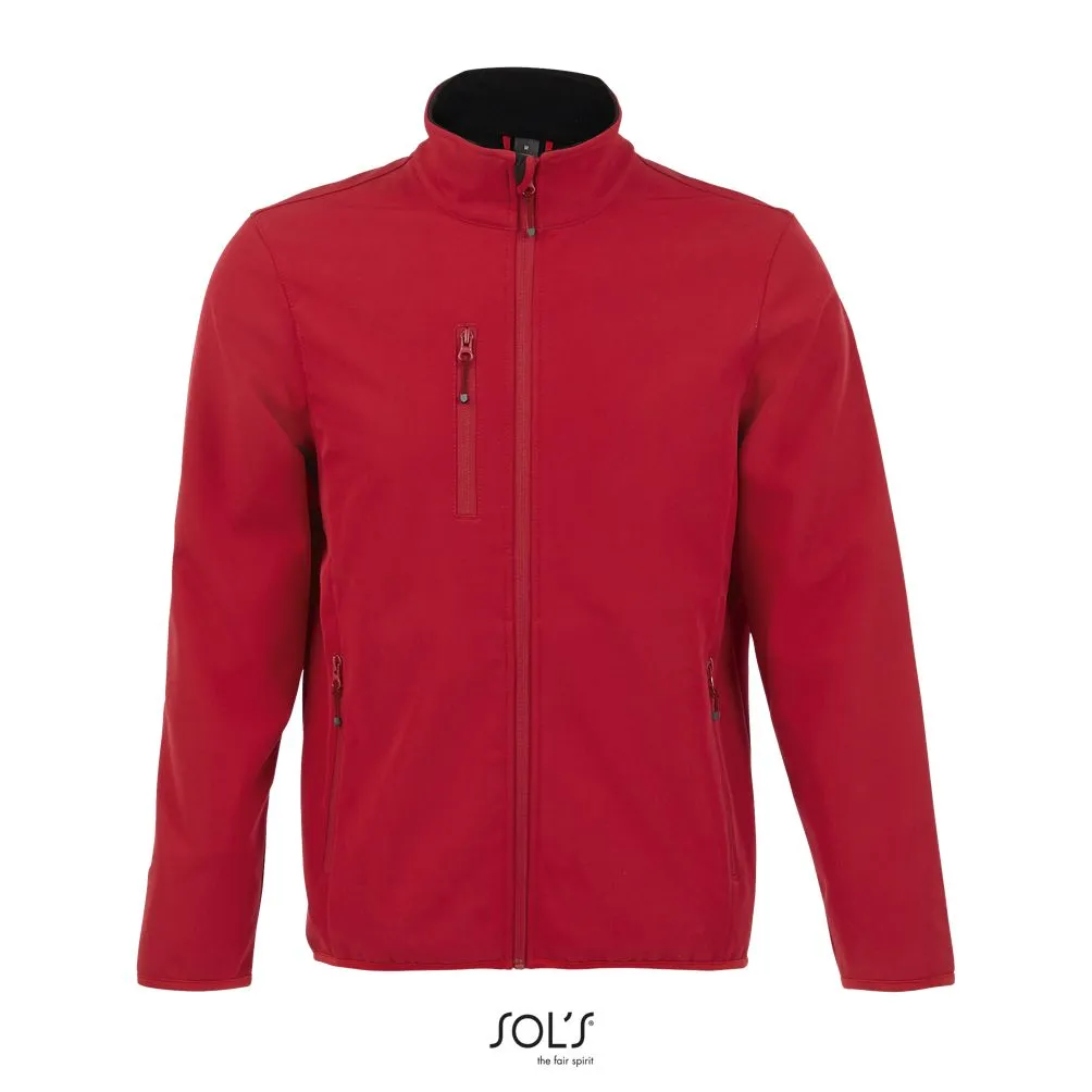 Chaqueta Softshell De Hombre Con Cremallera SOL'S RADIAN MEN ROJO CHILI