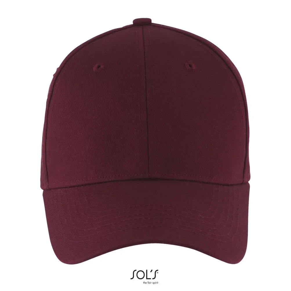 Gorra De 6 Paneles SOL'S BLAZE BURDEOS