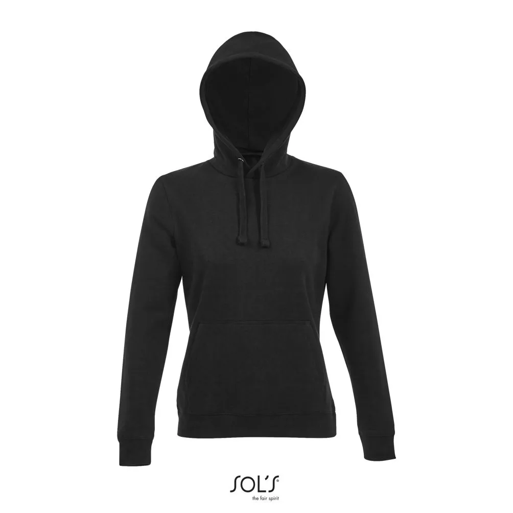 Sudadera Con Capucha De Mujer SOL'S SPENCER WOMEN NEGRO