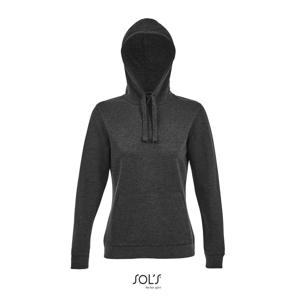 Sudadera Con Capucha De Mujer SOL'S SPENCER WOMEN Antracita mezcla