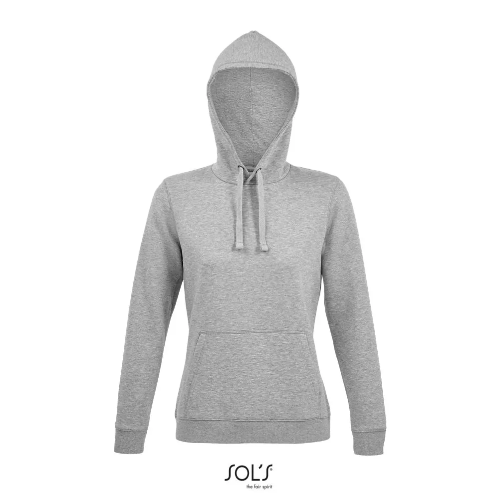 Sudadera Con Capucha De Mujer SOL'S SPENCER WOMEN GRIS MEZCLA