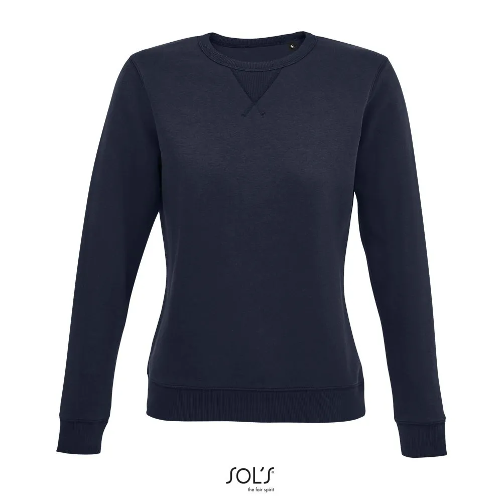 Sudadera De Mujer Con Cuello Redondo SOL'S SULLY WOMEN FRENCH MARINO