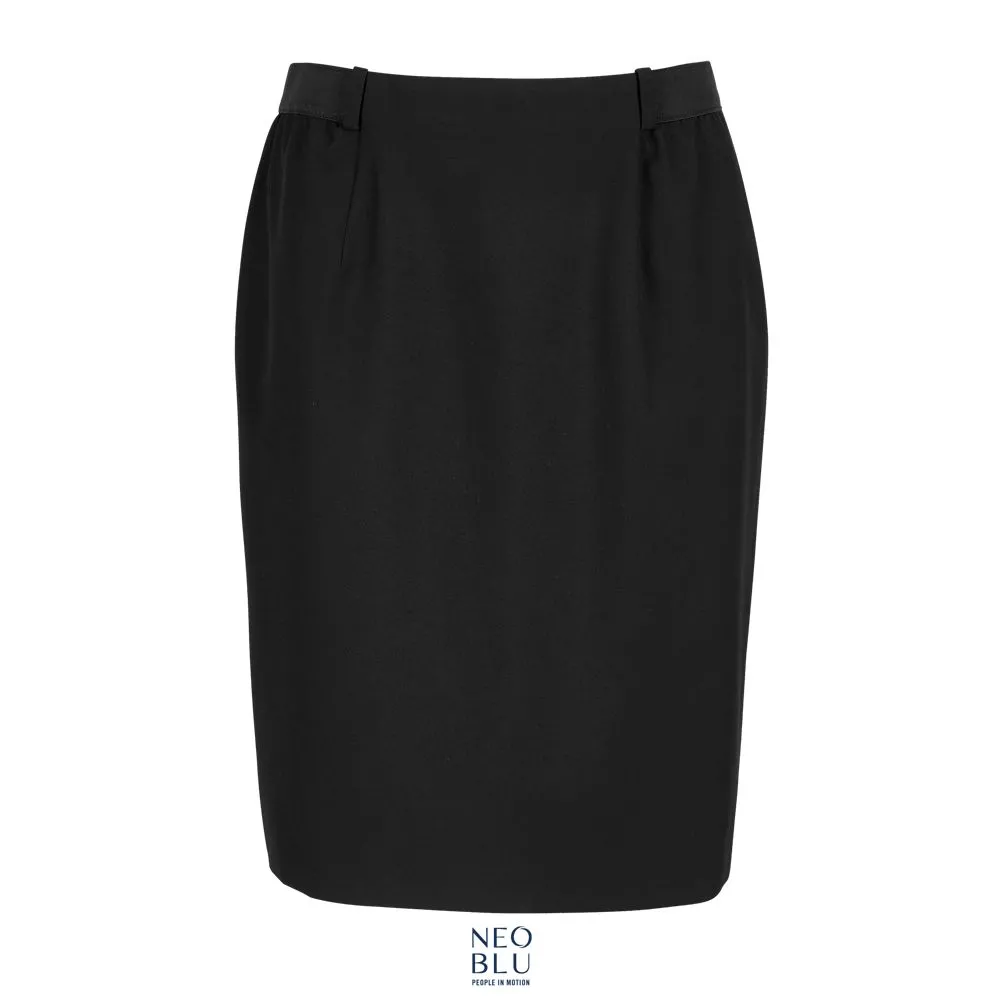 Falda Recta NEOBLU CONSTANCE NEGRO PROFUNDO