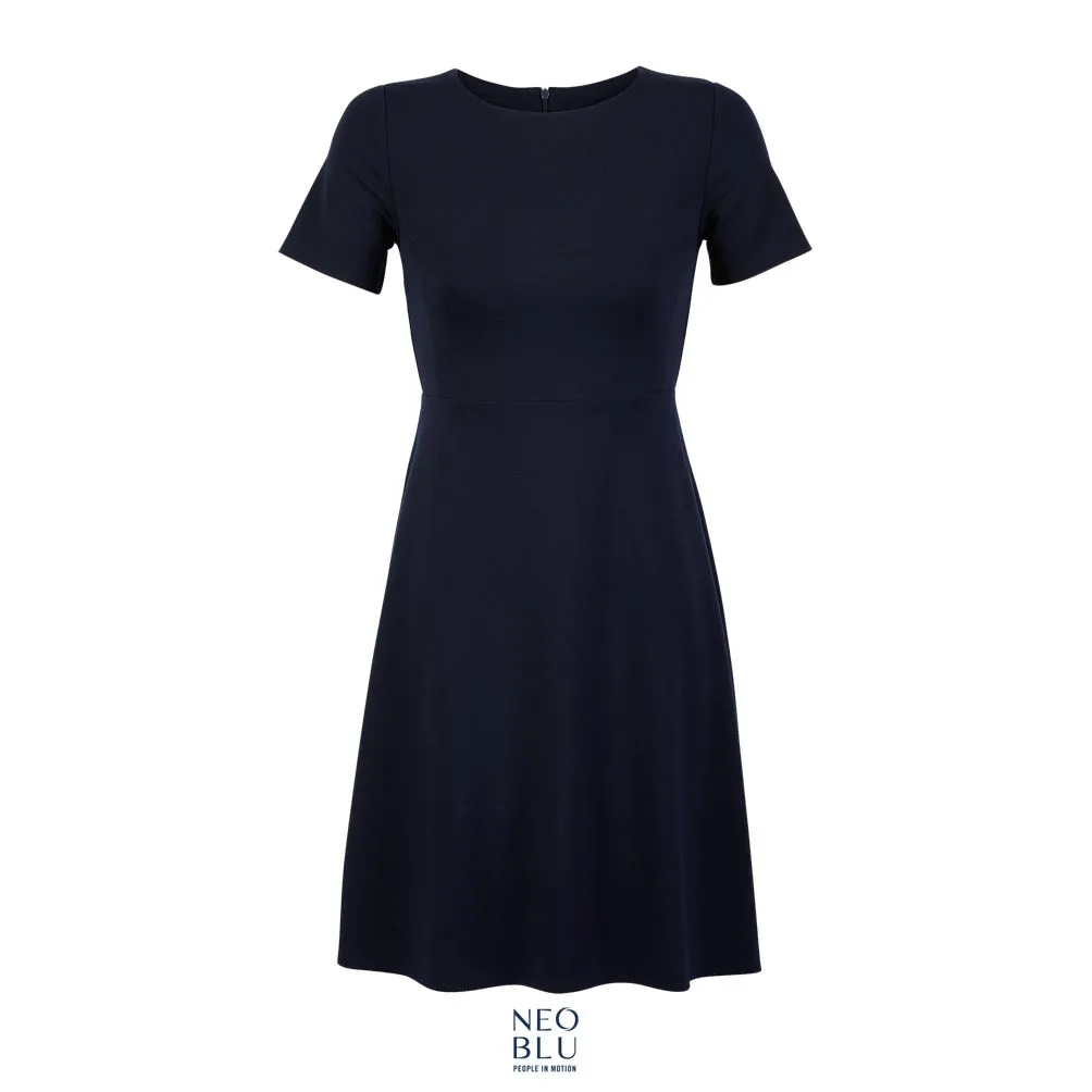 Vestido Midi Manga Corta NEOBLU CAMILLE Noche