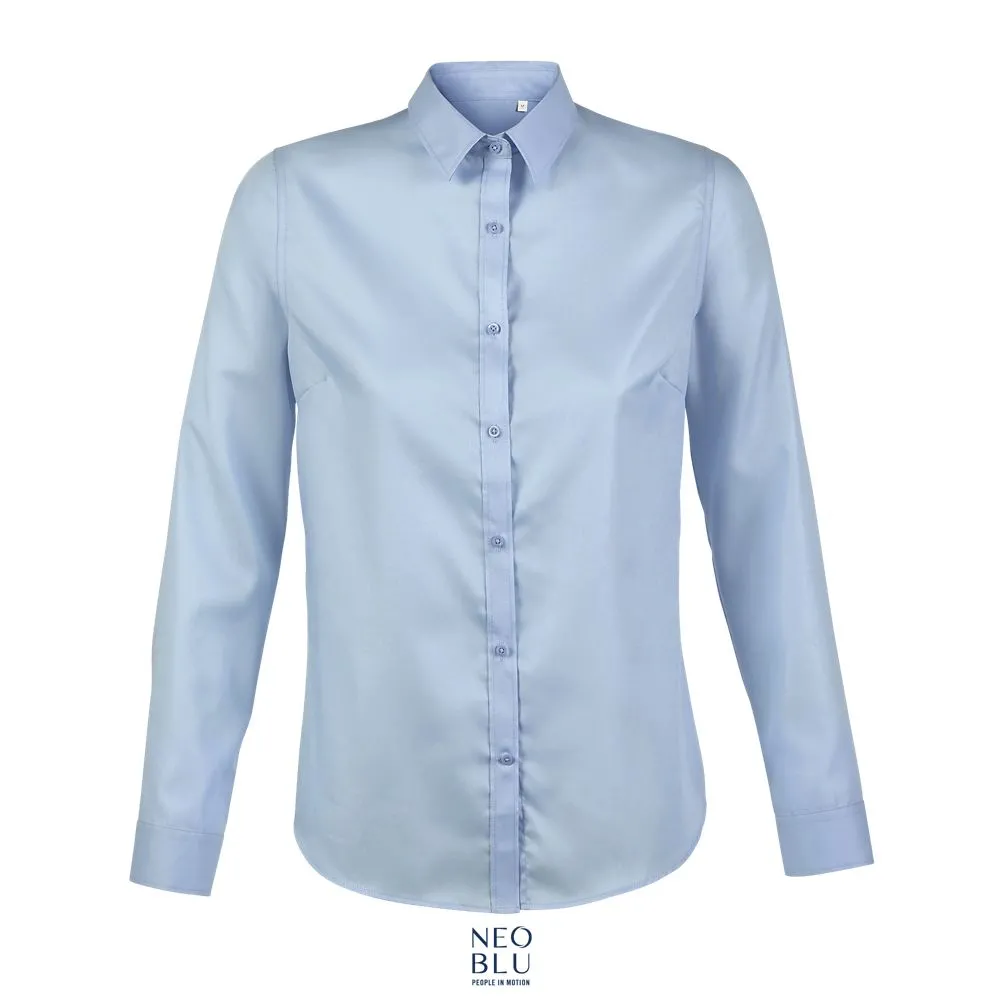 Camisa Mujer Sin Planchado NEOBLU BLAISE WOMEN Azul claro