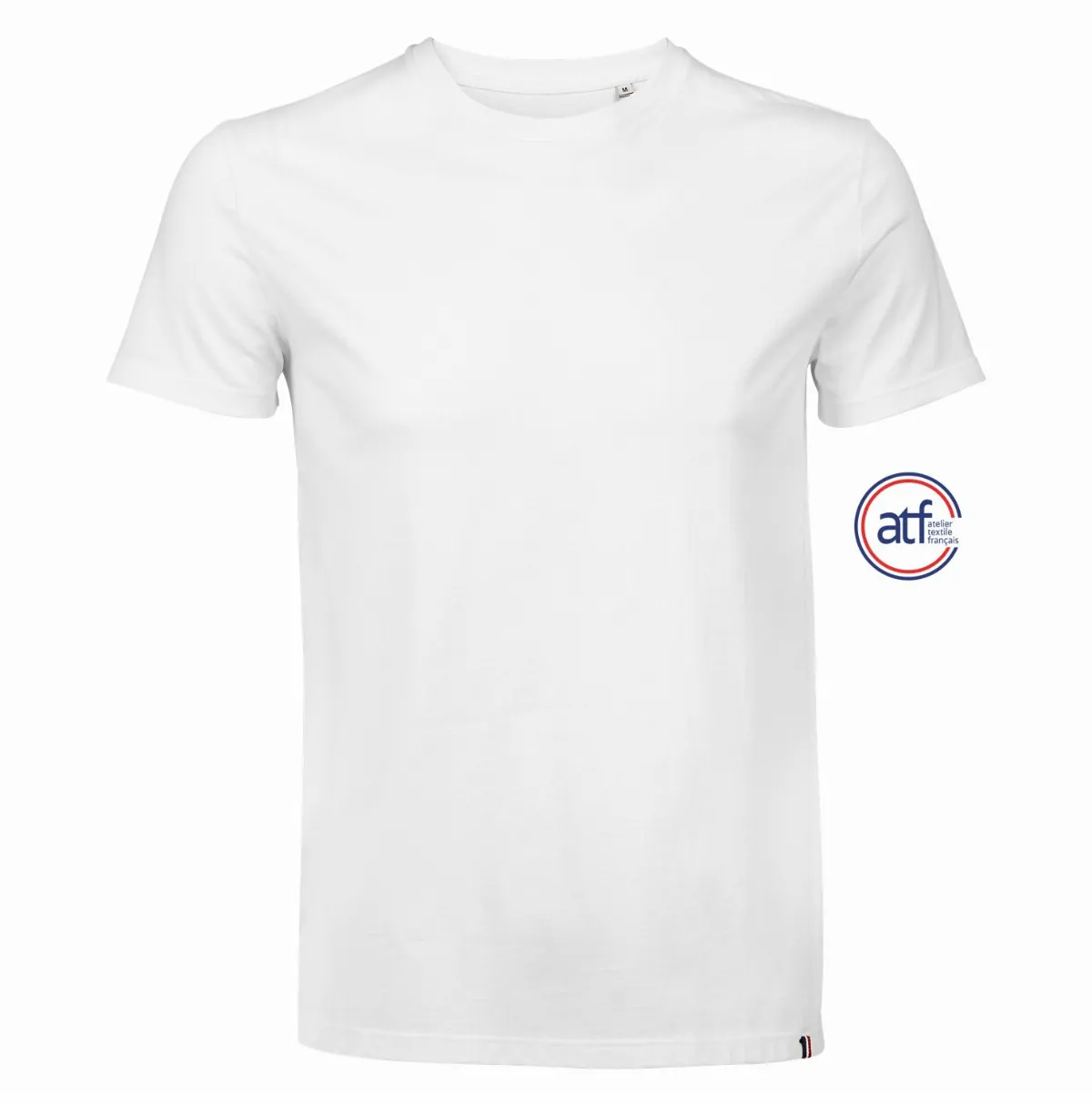 Camiseta Hombre Cuello Redondo Made In France ATF LÉON BLANCO