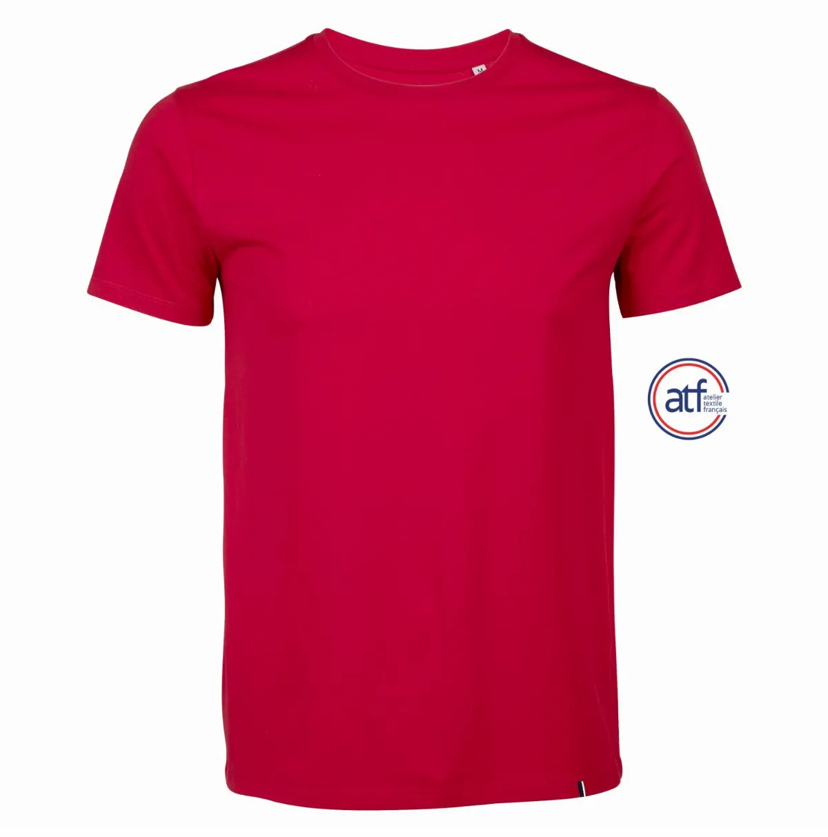 Camiseta Hombre Cuello Redondo Made In France ATF LÉON ROJO