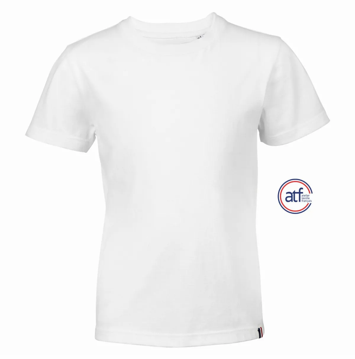 Camiseta Niño Cuello Redondo Made In France ATF LOU BLANCO