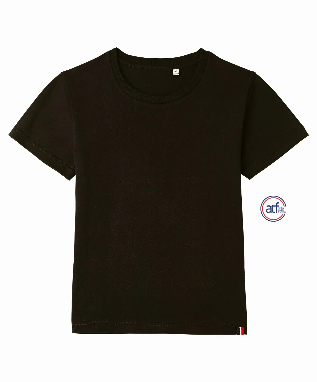 Camiseta Niño Cuello Redondo Made In France ATF LOU NEGRO PROFUNDO