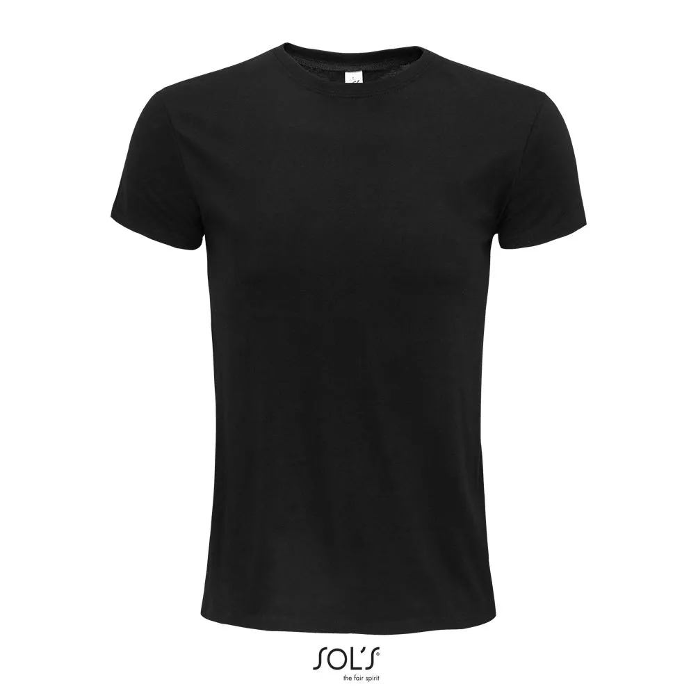Camiseta Unisex Ajustada De Cuello Redondo SOL'S EPIC NEGRO PROFUNDO