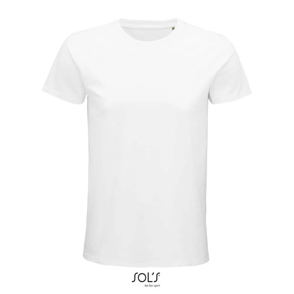Camiseta Hombre Ajustada De Punto Liso Y Cuello Redondo SOL'S PIONEER MEN BLANCO