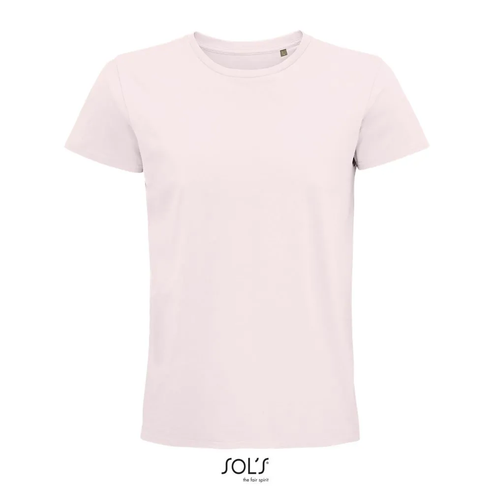 Camiseta Hombre Ajustada De Punto Liso Y Cuello Redondo SOL'S PIONEER MEN ROSA PÁLIDO