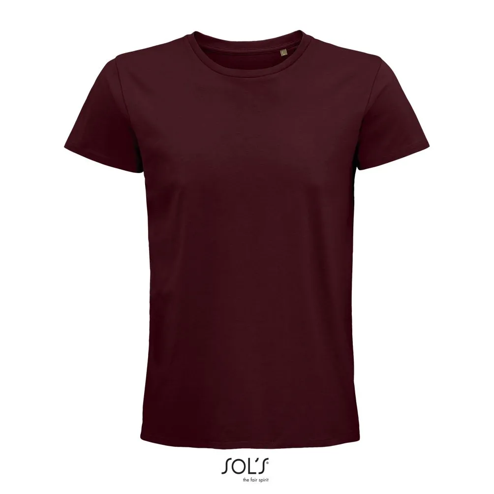 Camiseta Hombre Ajustada De Punto Liso Y Cuello Redondo SOL'S PIONEER MEN BURDEOS