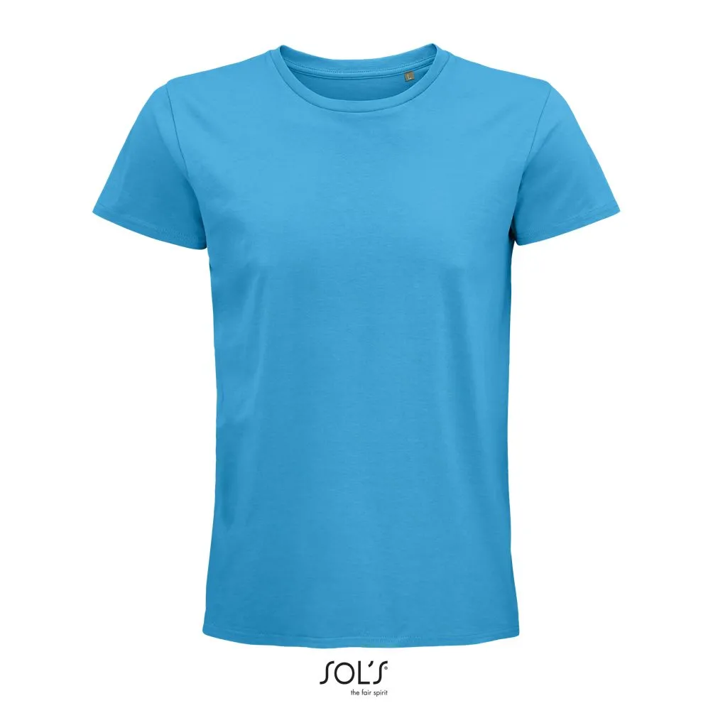 Camiseta Hombre Ajustada De Punto Liso Y Cuello Redondo SOL'S PIONEER MEN AQUA