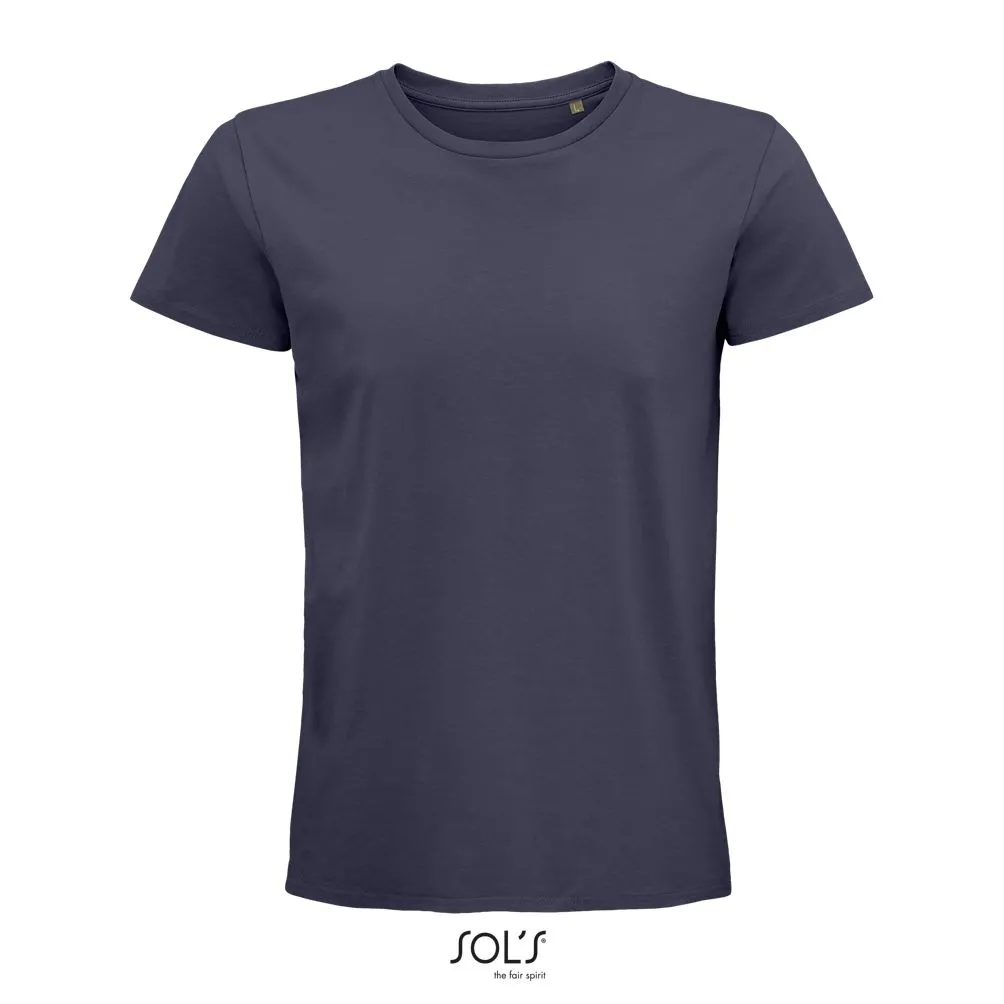 Camiseta Hombre Ajustada De Punto Liso Y Cuello Redondo SOL'S PIONEER MEN GRIS RATÓN