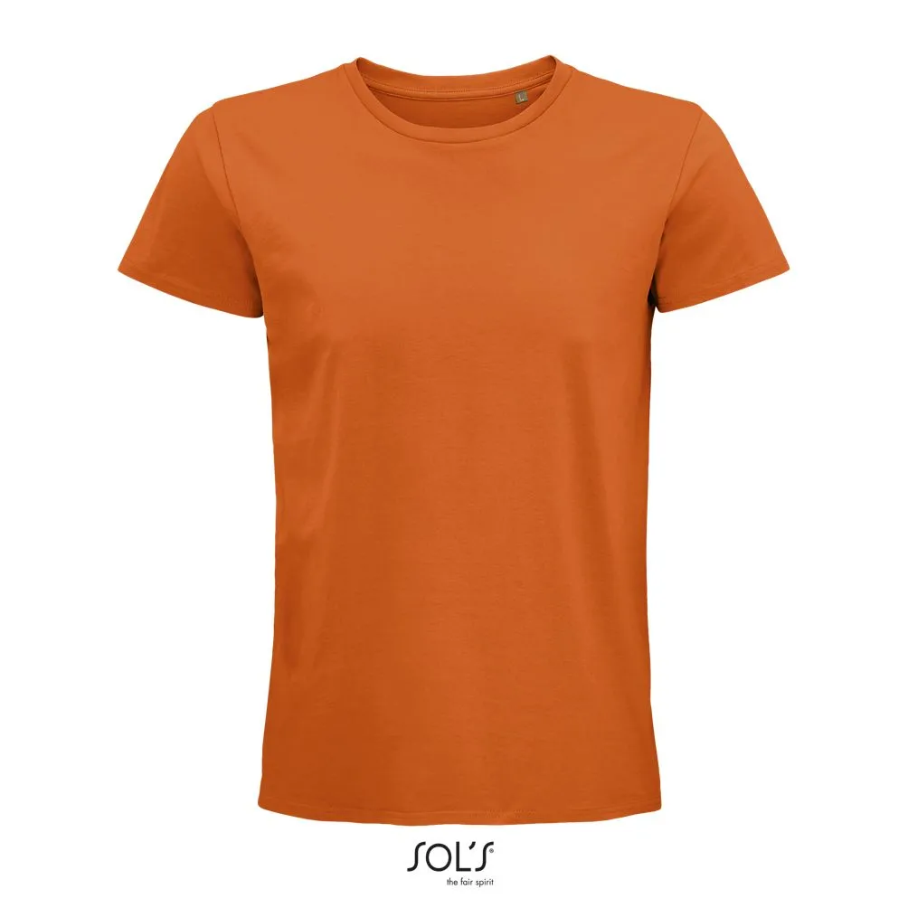 Camiseta Hombre Ajustada De Punto Liso Y Cuello Redondo SOL'S PIONEER MEN NARANJA