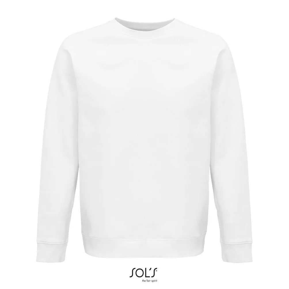Sudadera Unisex De Cuello Redondo SOL'S SPACE BLANCO