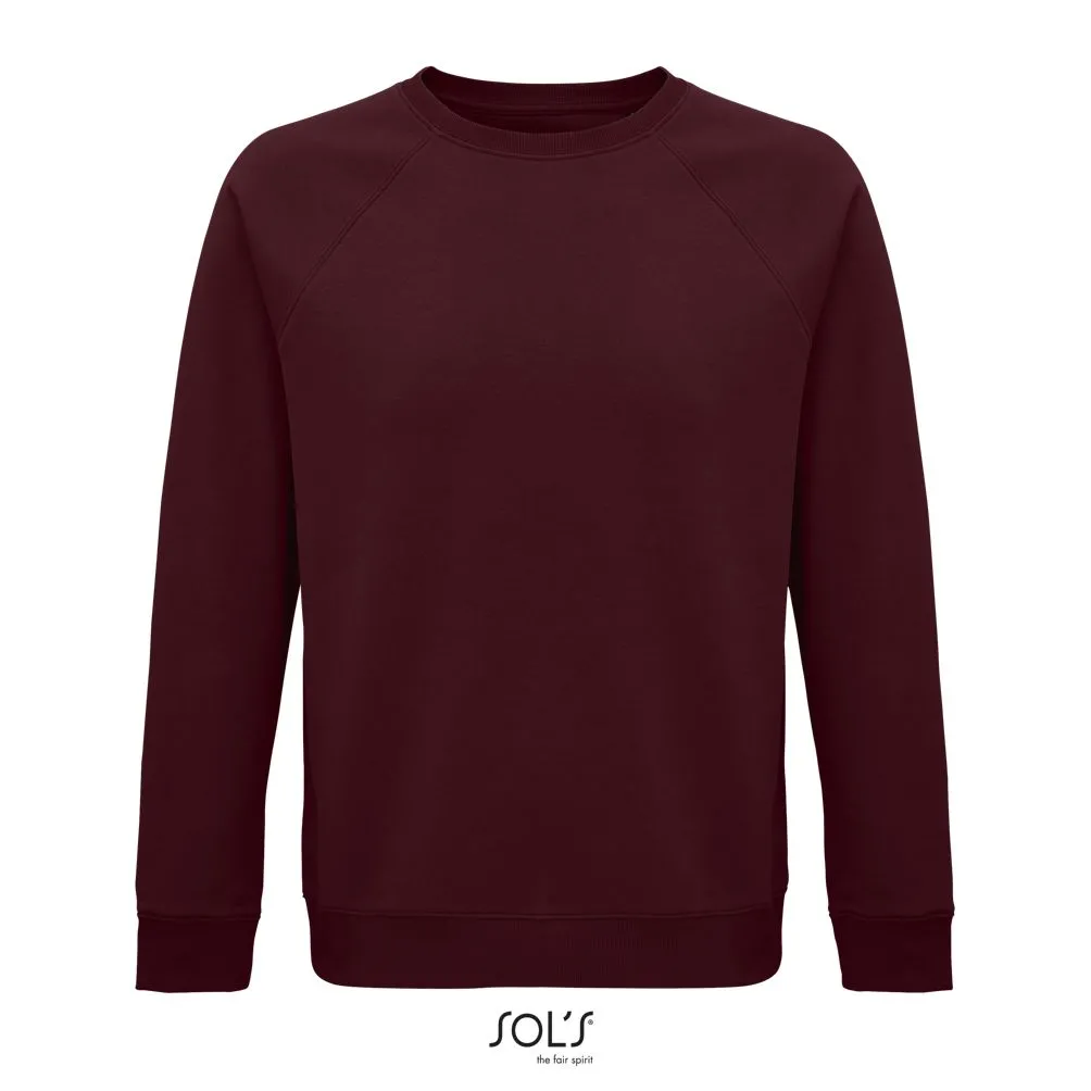 Sudadera Unisex De Cuello Redondo SOL'S SPACE BURDEOS