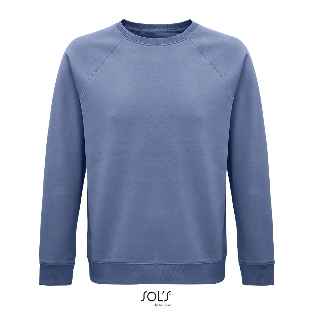 Sudadera Unisex De Cuello Redondo SOL'S SPACE Azul