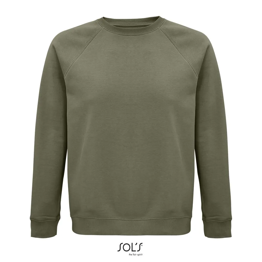 Sudadera Unisex De Cuello Redondo SOL'S SPACE CAQUI