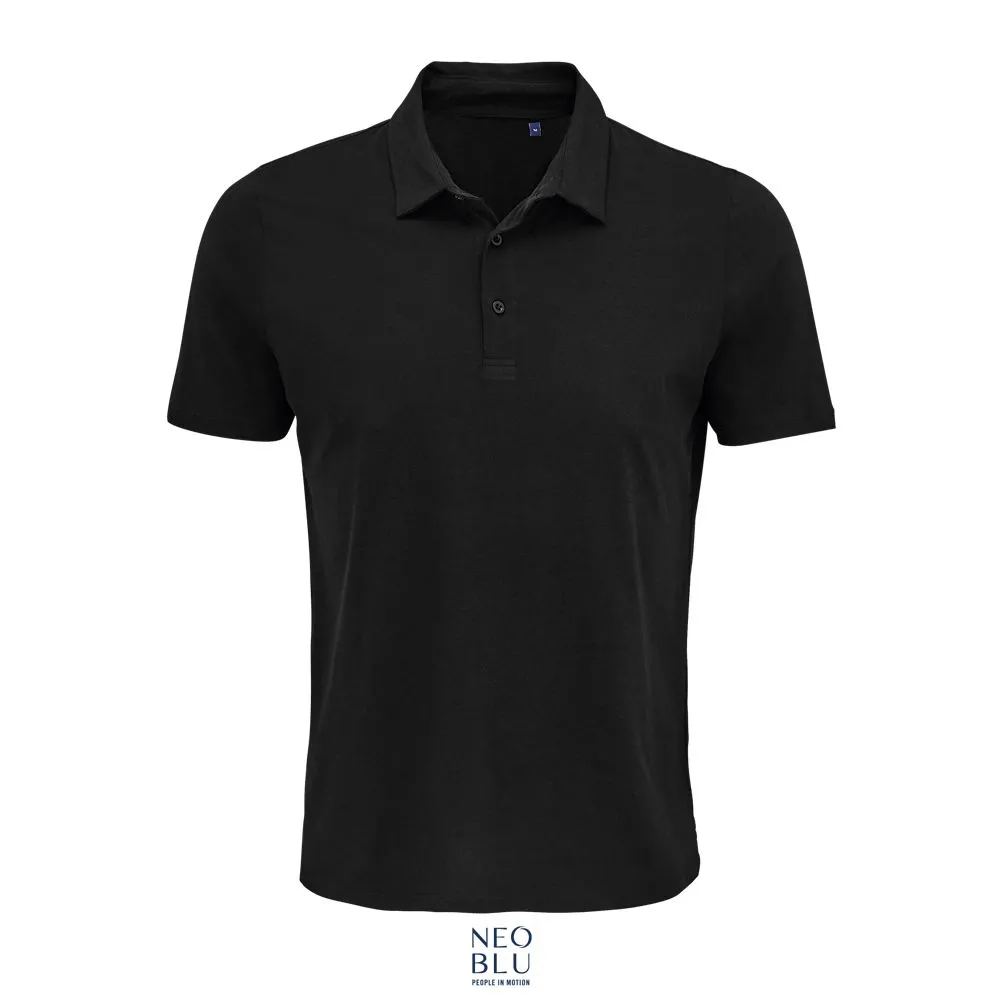 Polo Hombre De Punto Liso NEOBLU OCTAVE MEN NEGRO PROFUNDO