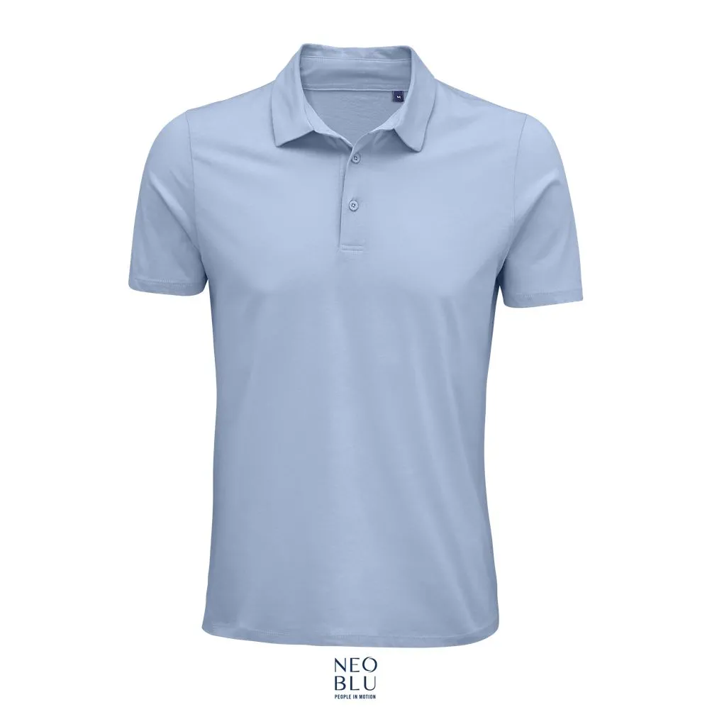 Polo Hombre De Punto Liso NEOBLU OCTAVE MEN Azul claro