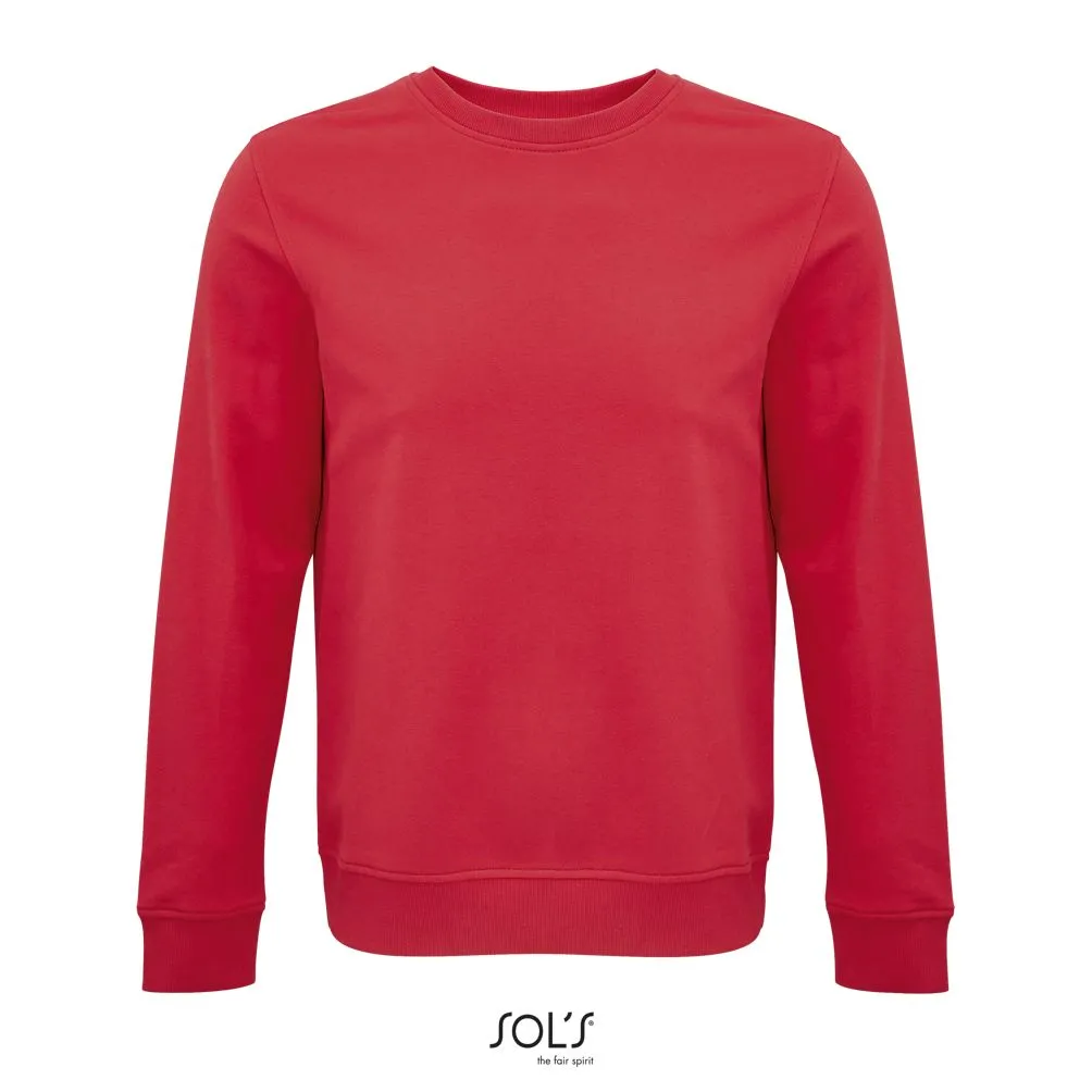 Sudadera Unisex De Cuello Redondo SOL'S COMET ROJO