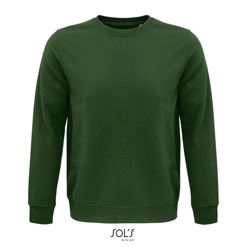 Sudadera Unisex De Cuello Redondo SOL'S COMET VERDE BOTELLA