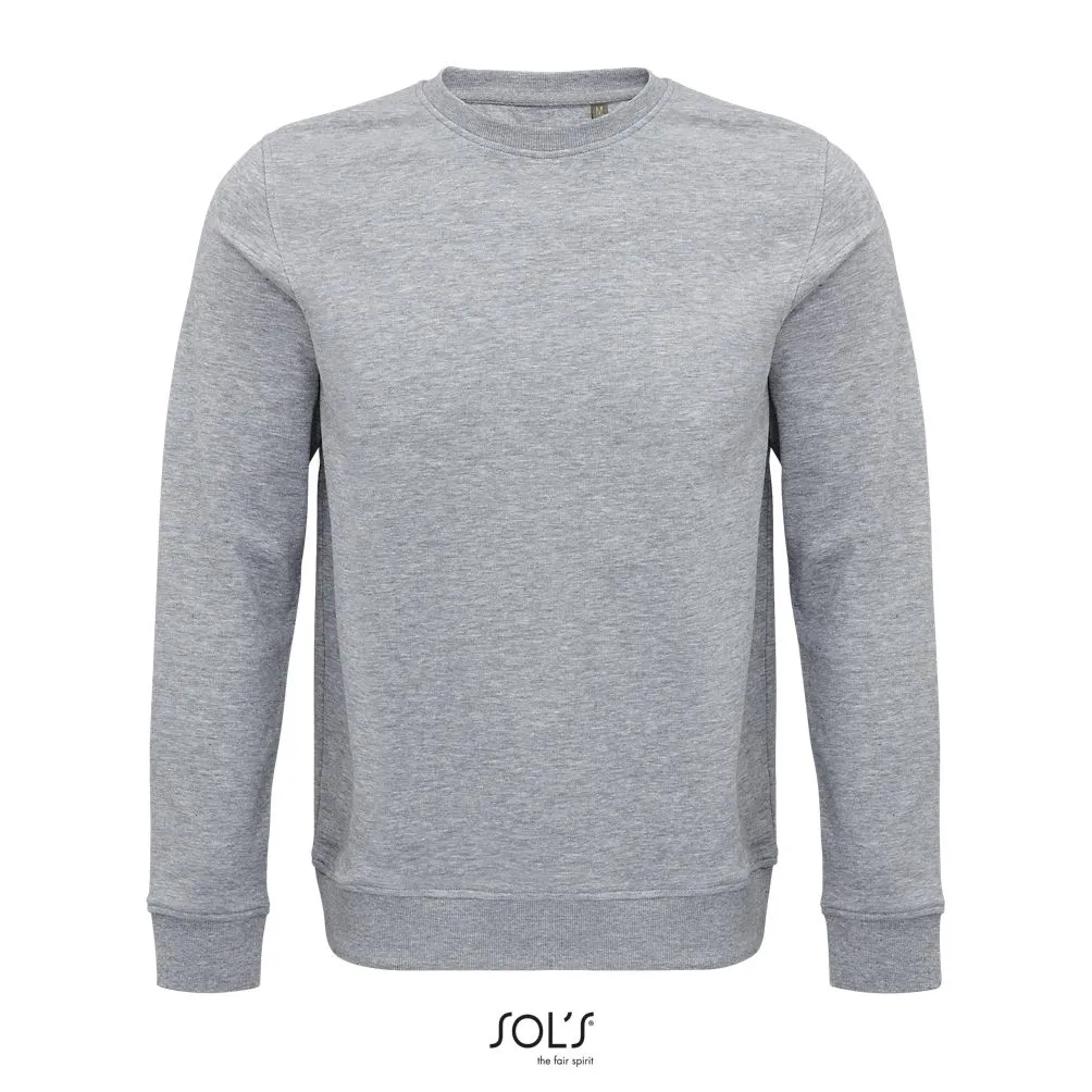 Sudadera Unisex De Cuello Redondo SOL'S COMET GRIS MEZCLA