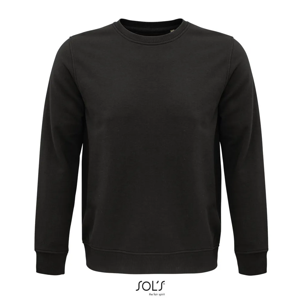 Sudadera Unisex De Cuello Redondo SOL'S COMET ANTRACITA OSCURA